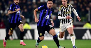 Gol Martinez pastikan Inter tetap saja memperlihatkan unggul dua poin melawan Juventus