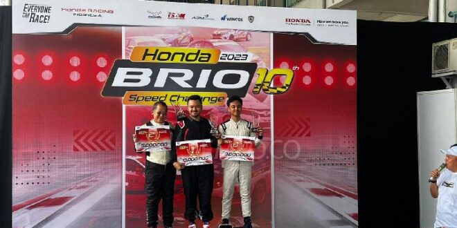 Daftar Juara Honda Brio juga City Hatchback RS Speed Challenge ISSOM 2023