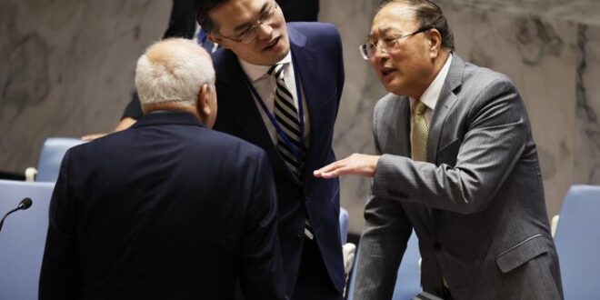 Detik-Detik China Semprot Wakil tanah negeri Israel pada PBB