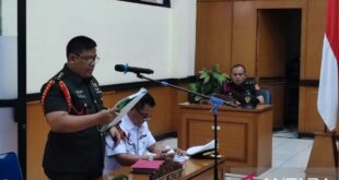 Terkait pembunuhan, tiga oknum prajurit TNI dituntut hukuman mati