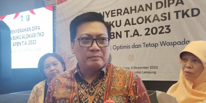 Realisasi pendapatan tempat Lampung Rp18,5 triliun per September