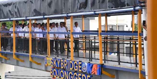 Sky Bridge Bojonggede Senilai Rp18,33 Miliar Resmi Beroperasi