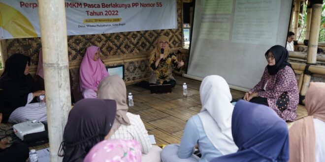 UI edukasi pajak pelaku UMKM di area tempat Kampung Tematik Mulyaharja Bogor